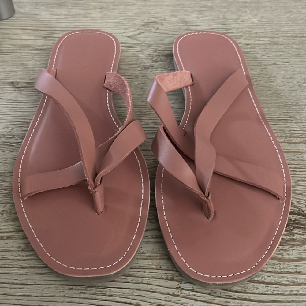Madewell Leather Sandals 9.5 never worn